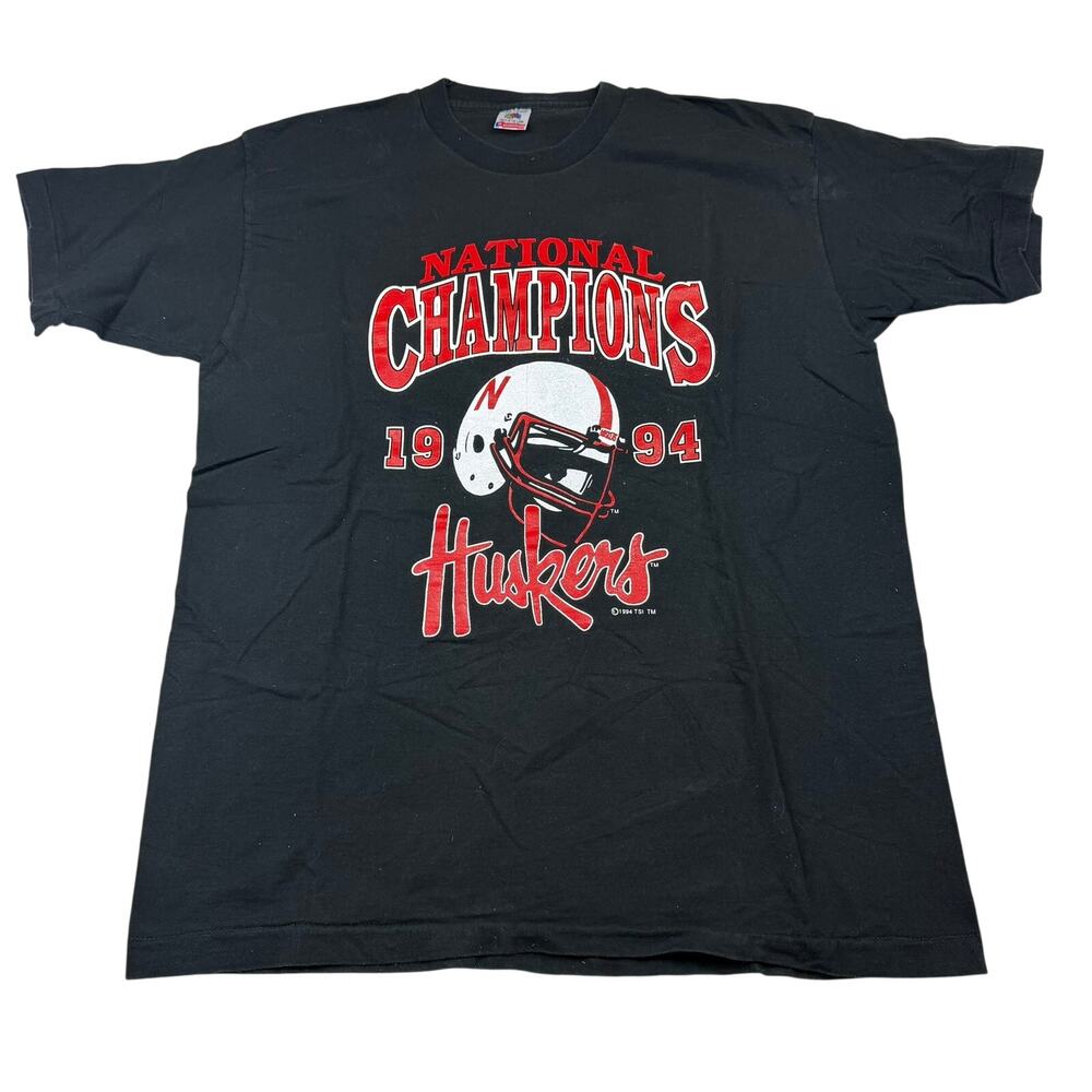 Vintage 1994 Nebraska Huskers National Champions Tee XL